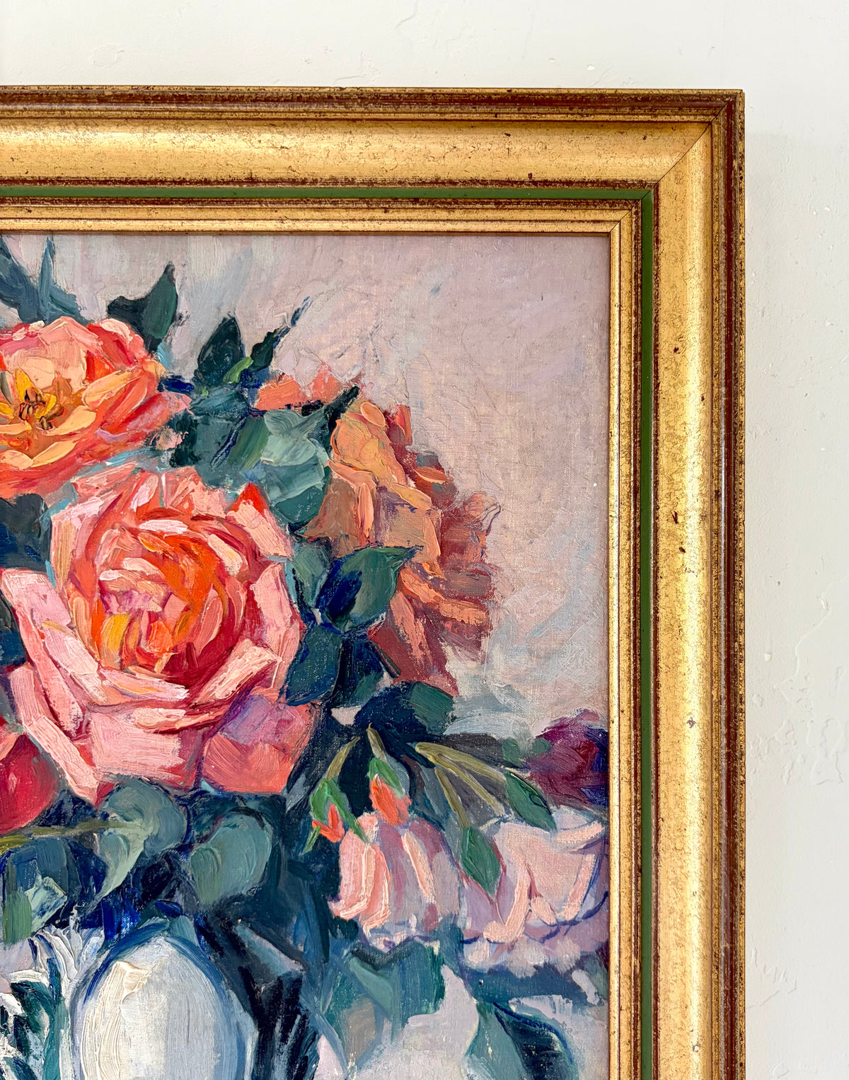 Expressive roses 14.5” x 14.5”