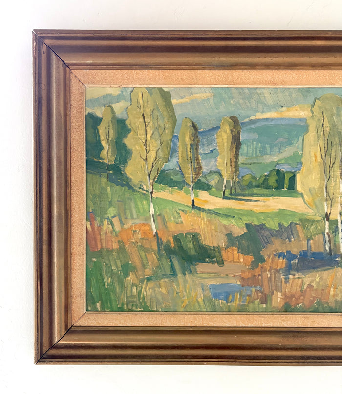Green meadow 28" x 22"