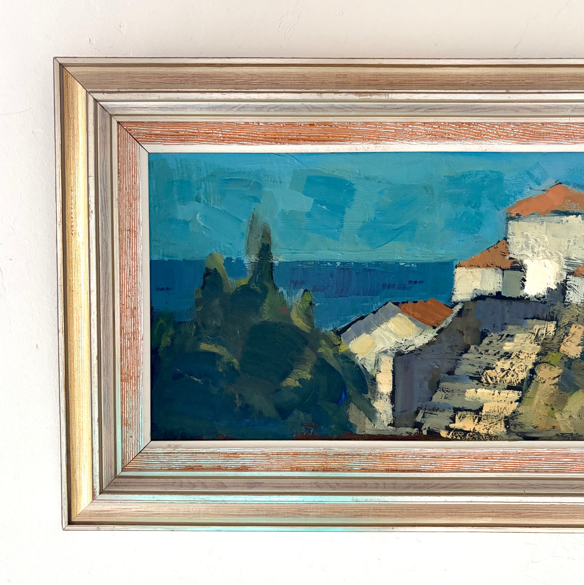 Coastal village 24.5” x 15.5”