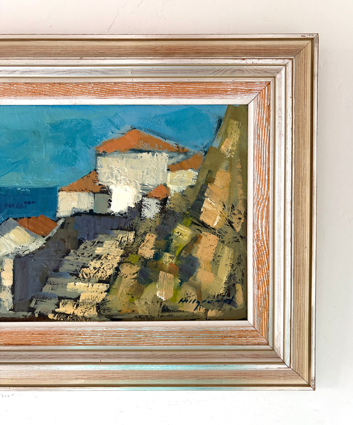 Coastal village 24.5” x 15.5”