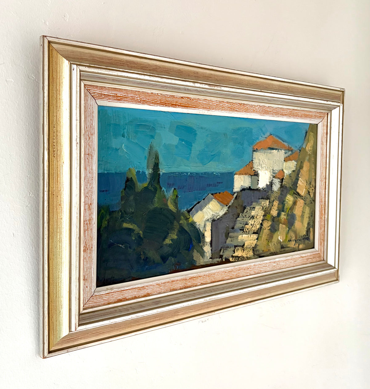 Coastal village 24.5” x 15.5”