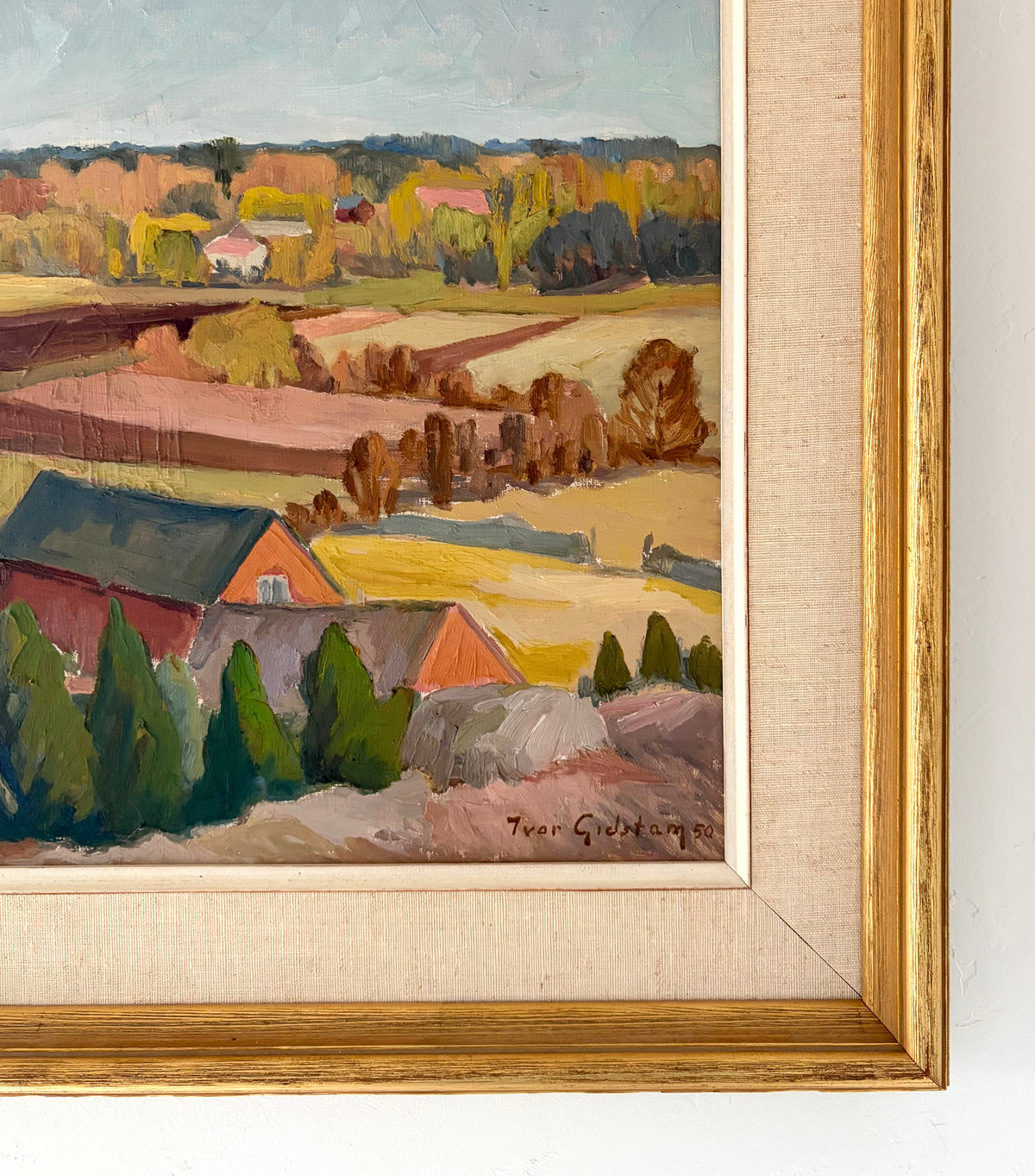 Pastel countryside 24.5" x 21"