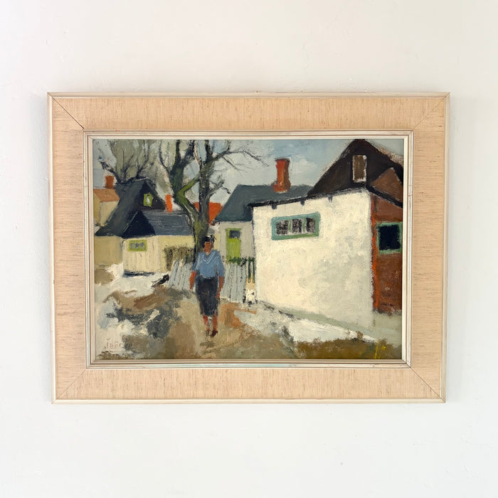 Man in the village 22" x 17.5"
