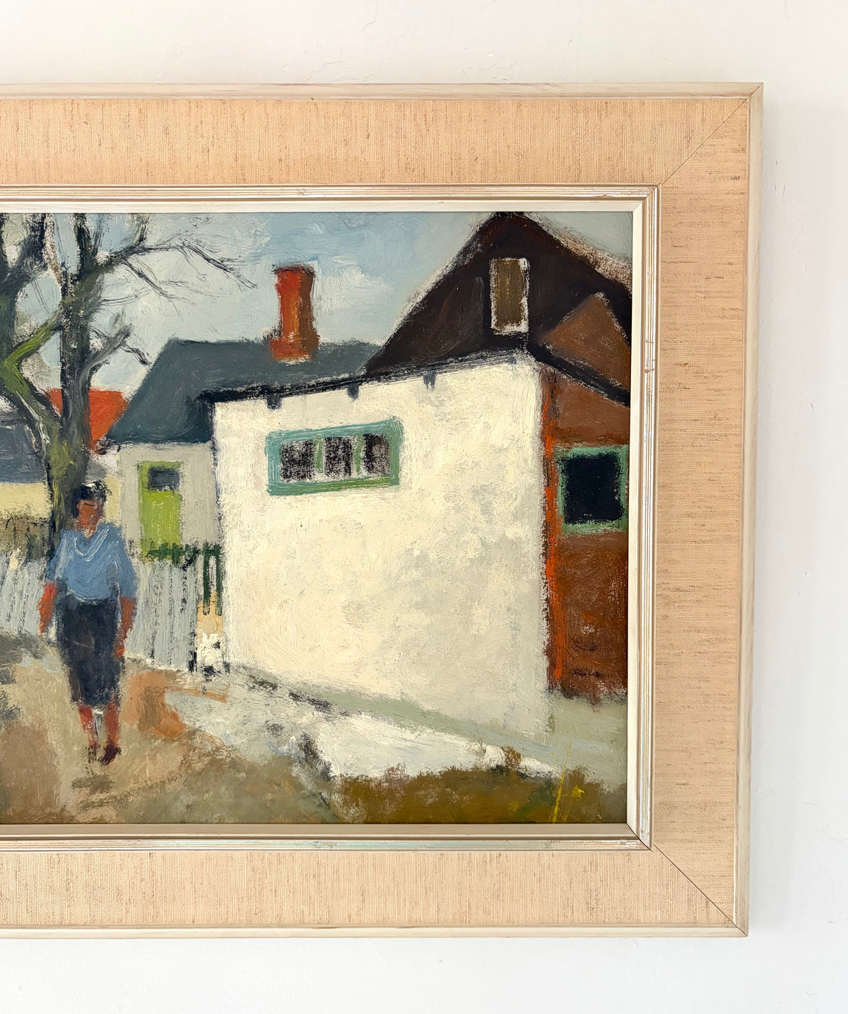 Man in the village 22" x 17.5"