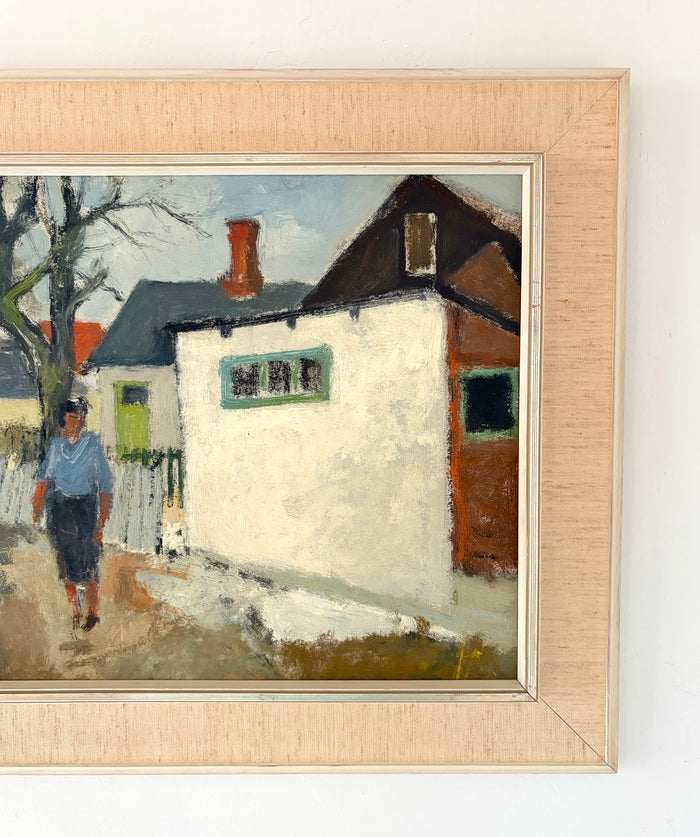 Man in the village 22" x 17.5"