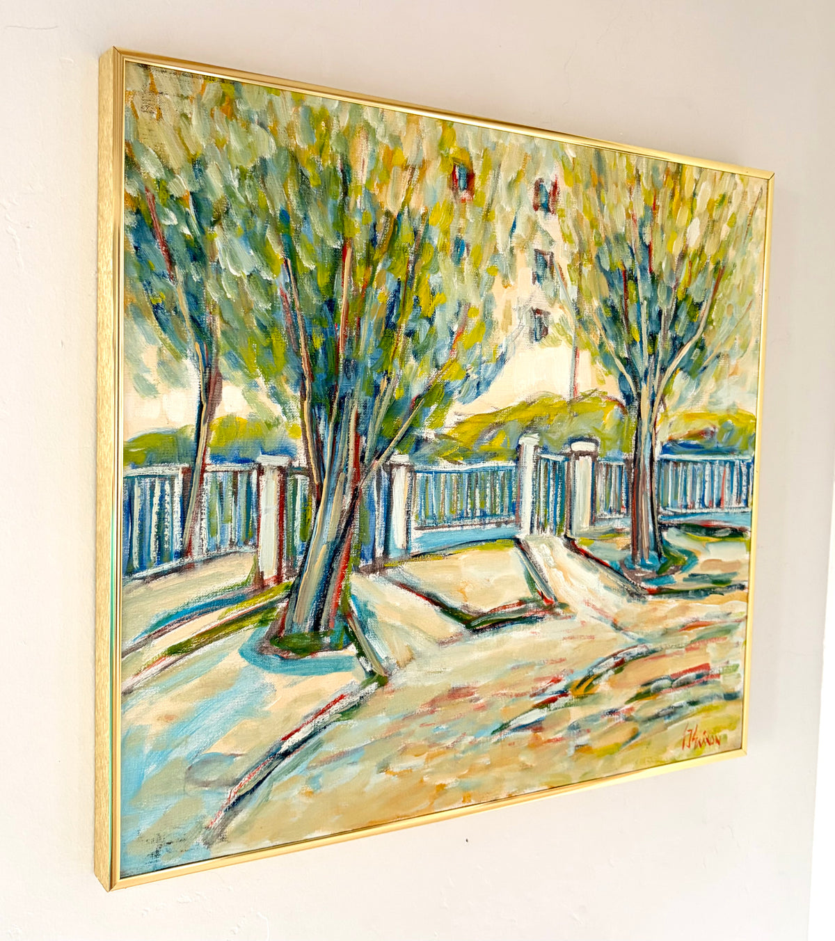 Sapri Italy scene 24.5" x 22"
