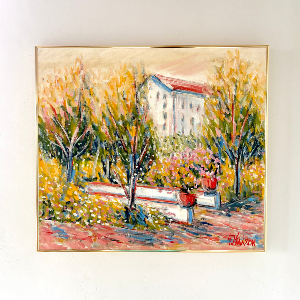 Campagna Italy scene 26" x 23"