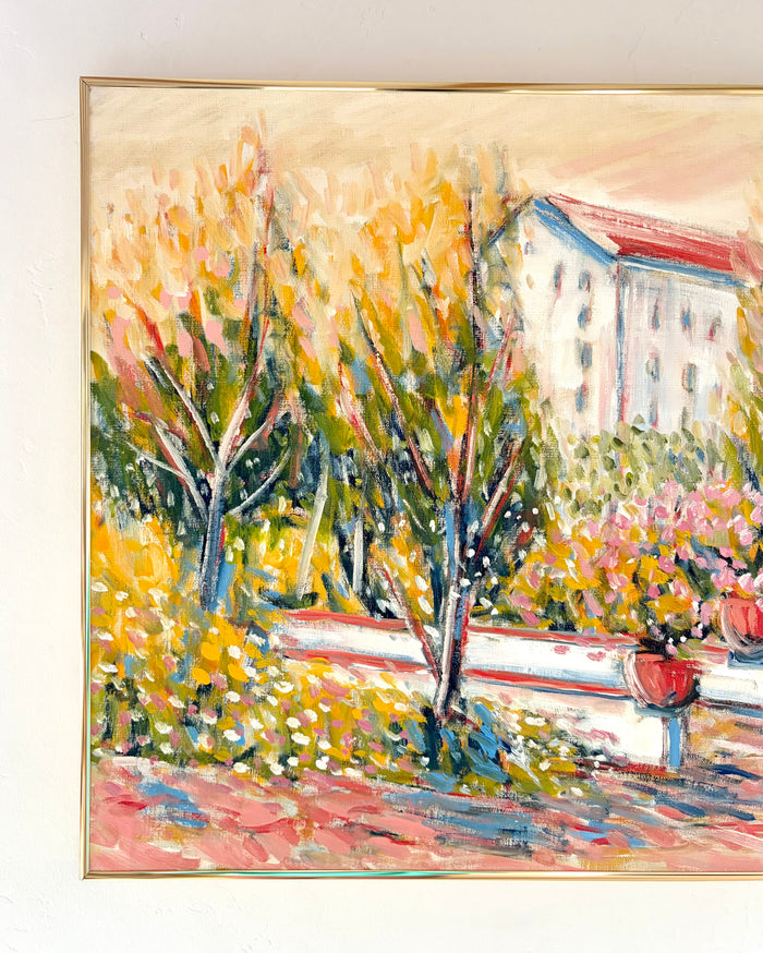 Campagna Italy scene 26" x 23"