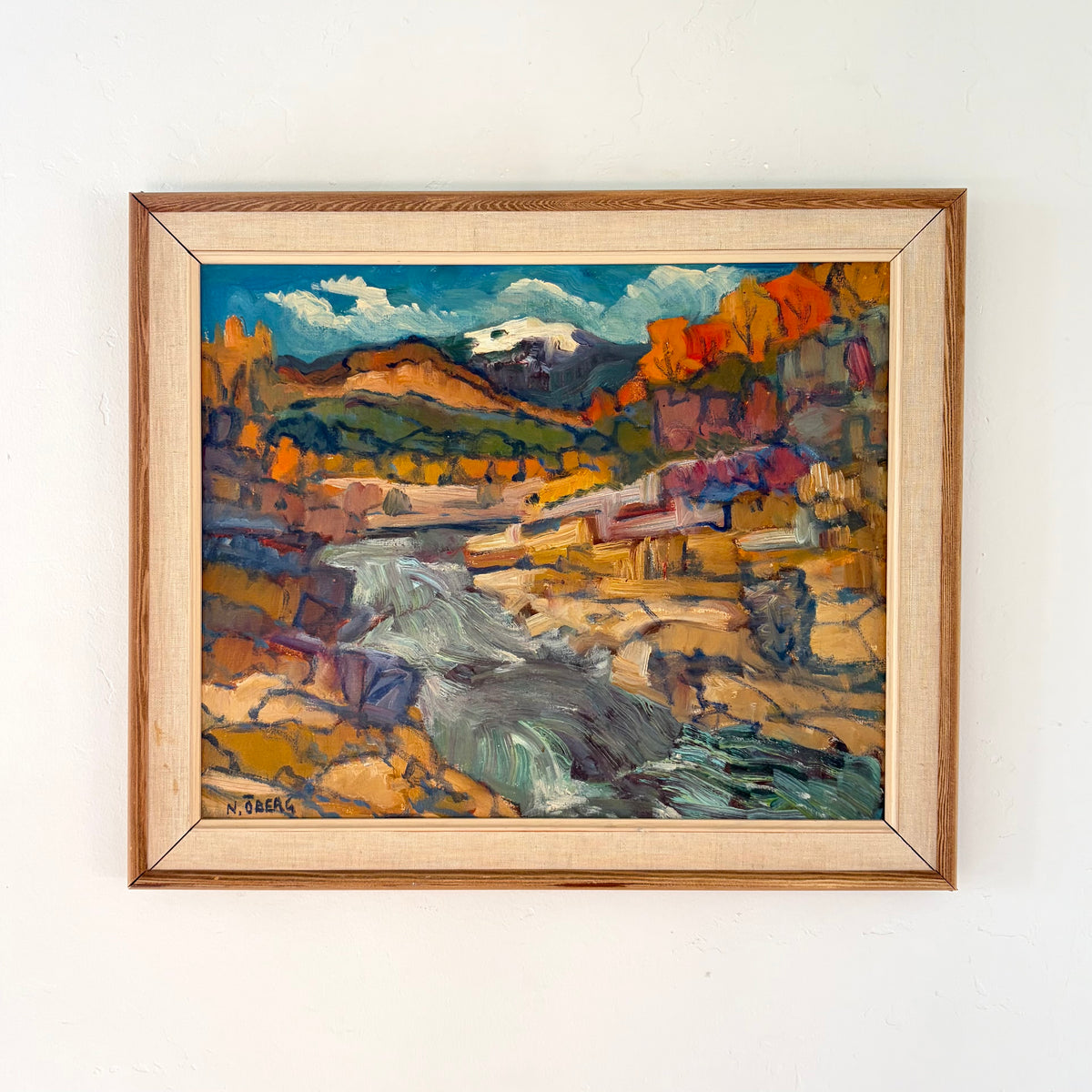 Mosaic waterfall 21" x 17.5"