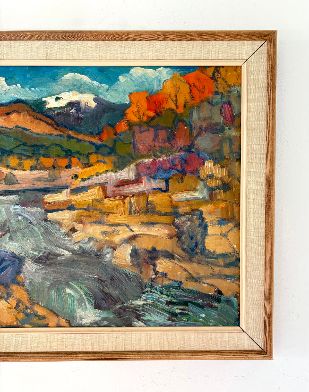 Mosaic waterfall 21" x 17.5"