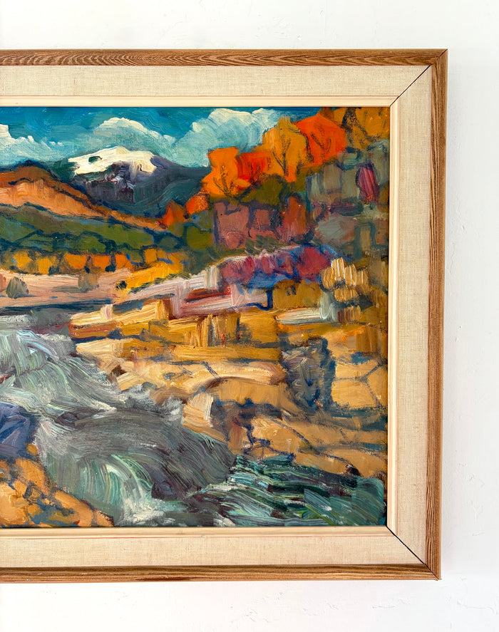 Mosaic waterfall 21" x 17.5"