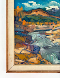 Mosaic waterfall 21" x 17.5"