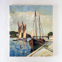 Afternoon sailboats 25.5" x 30"