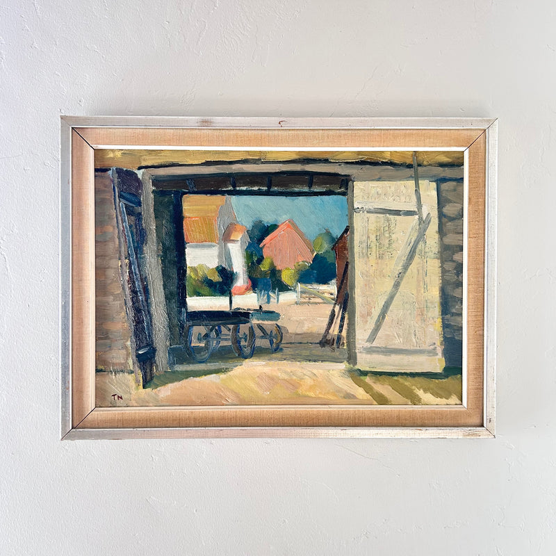 Open barn doors 23” x 17”