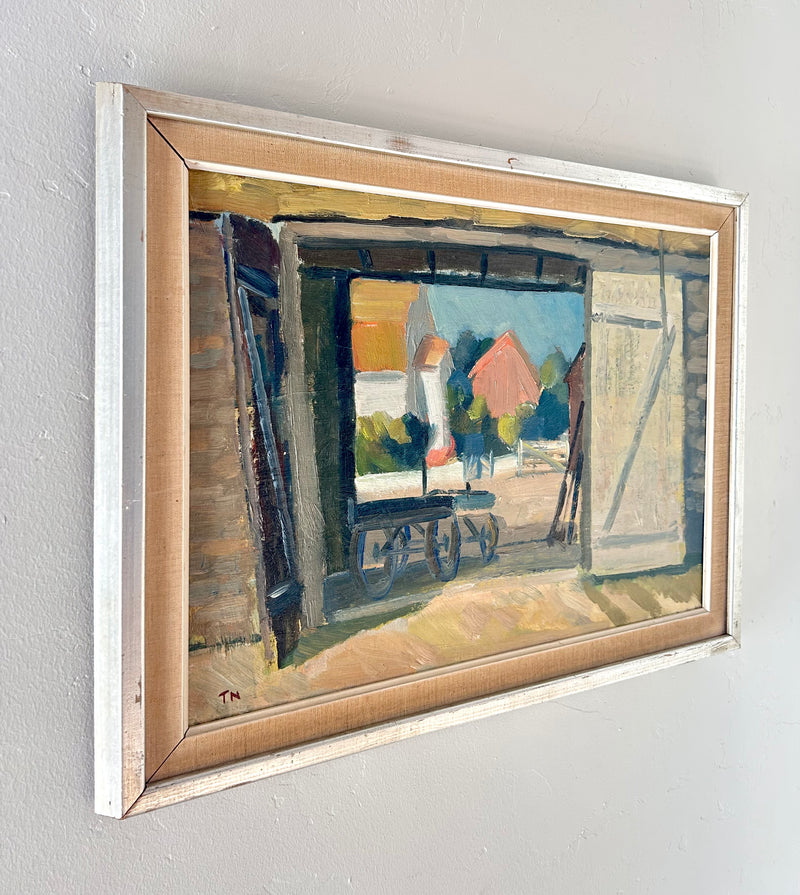 Open barn doors 23” x 17”