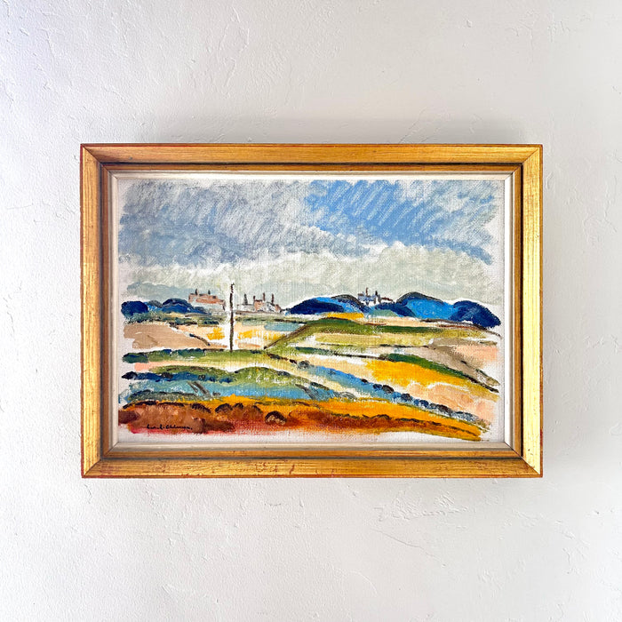 Colorful country hills 21.5" x 15.5"