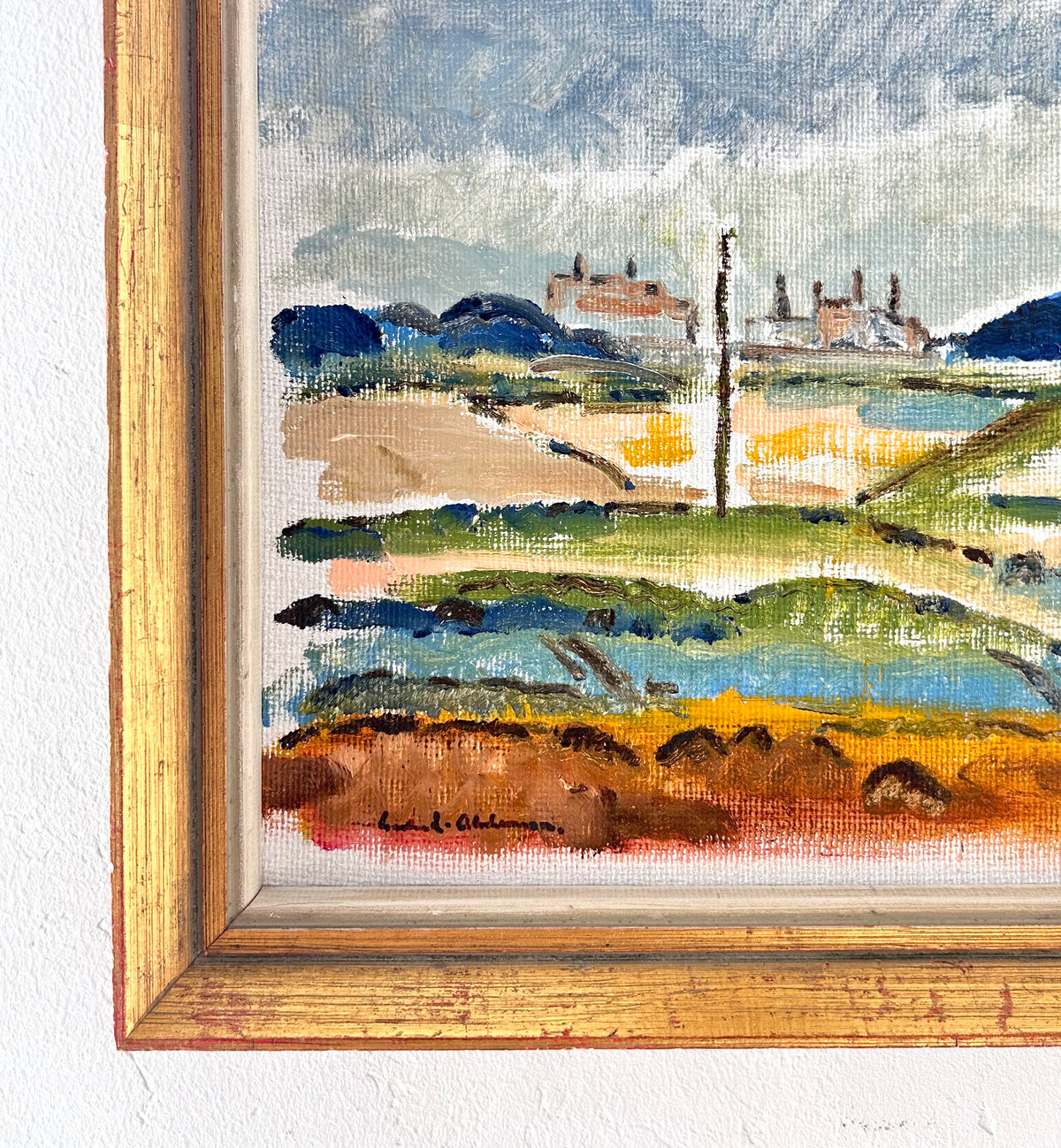 Colorful country hills 21.5" x 15.5"