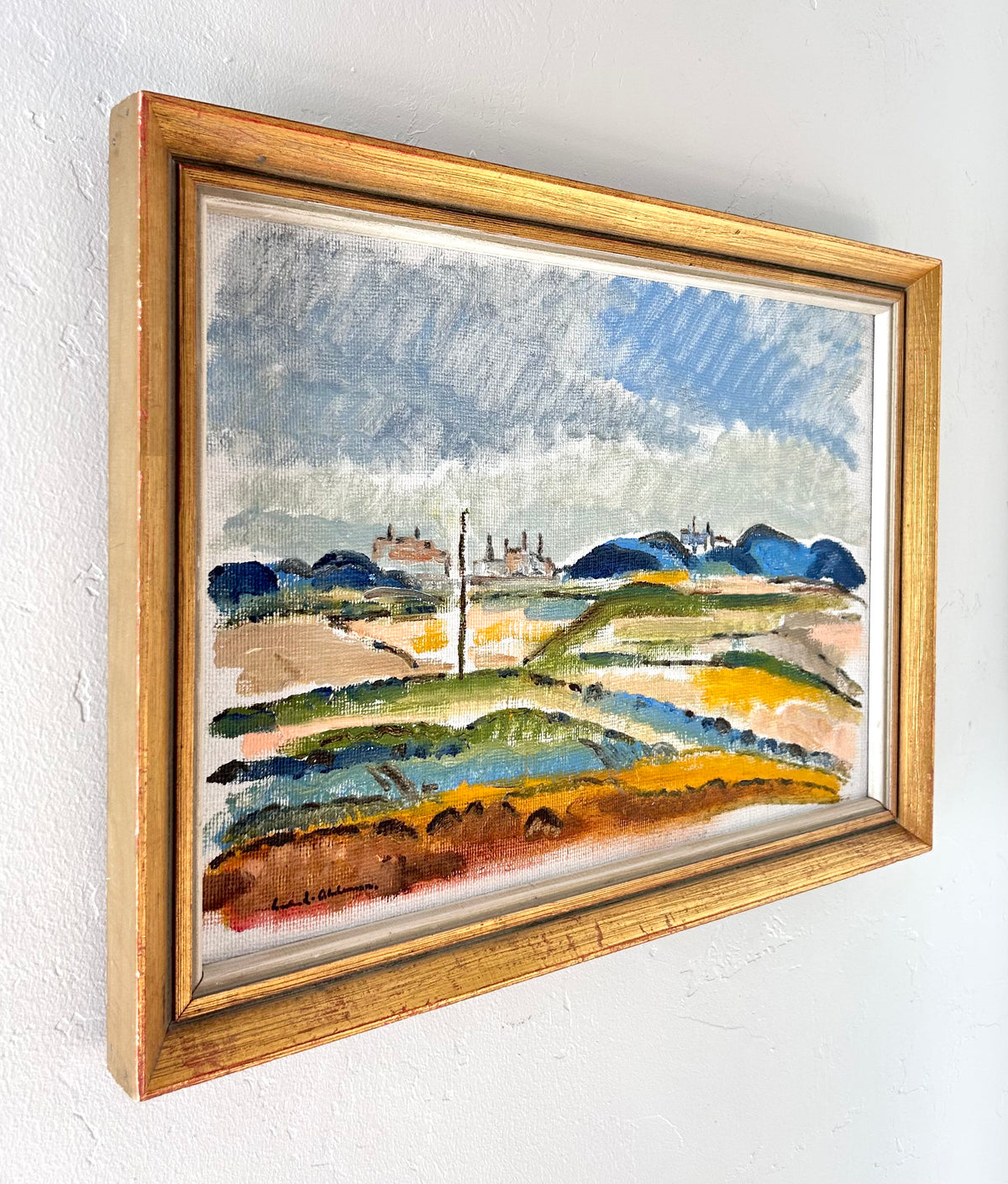 Colorful country hills 21.5" x 15.5"
