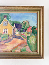 Yellow cottage 27" x 23.5"