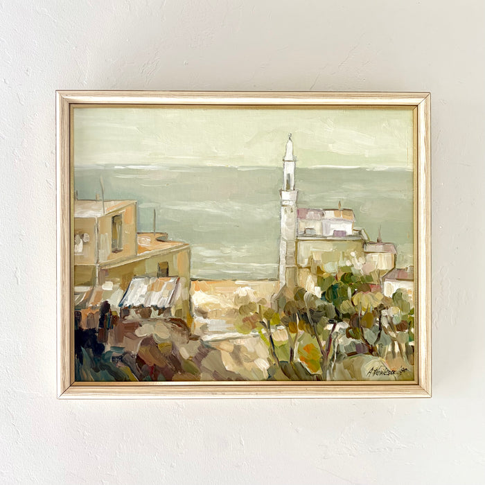 Town by the sea 17” x 14”