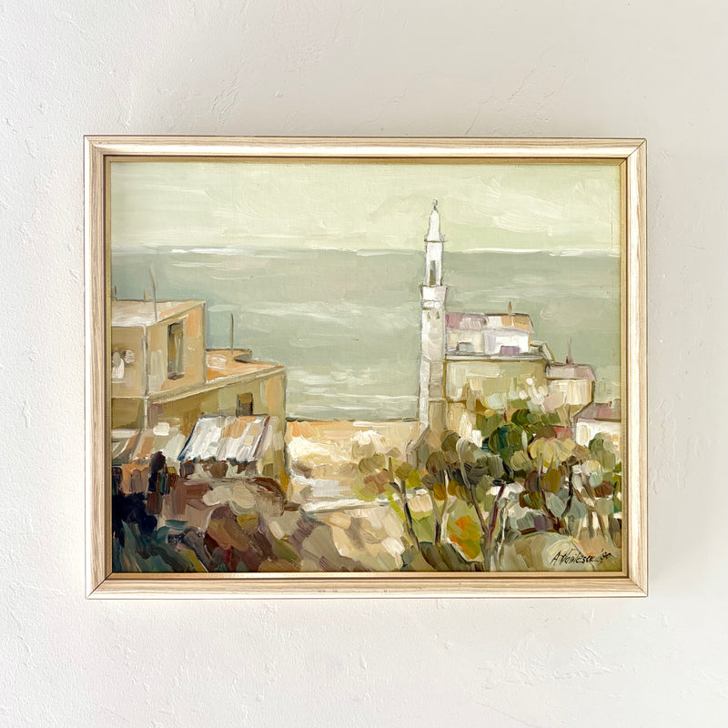 Town by the sea 17” x 14”