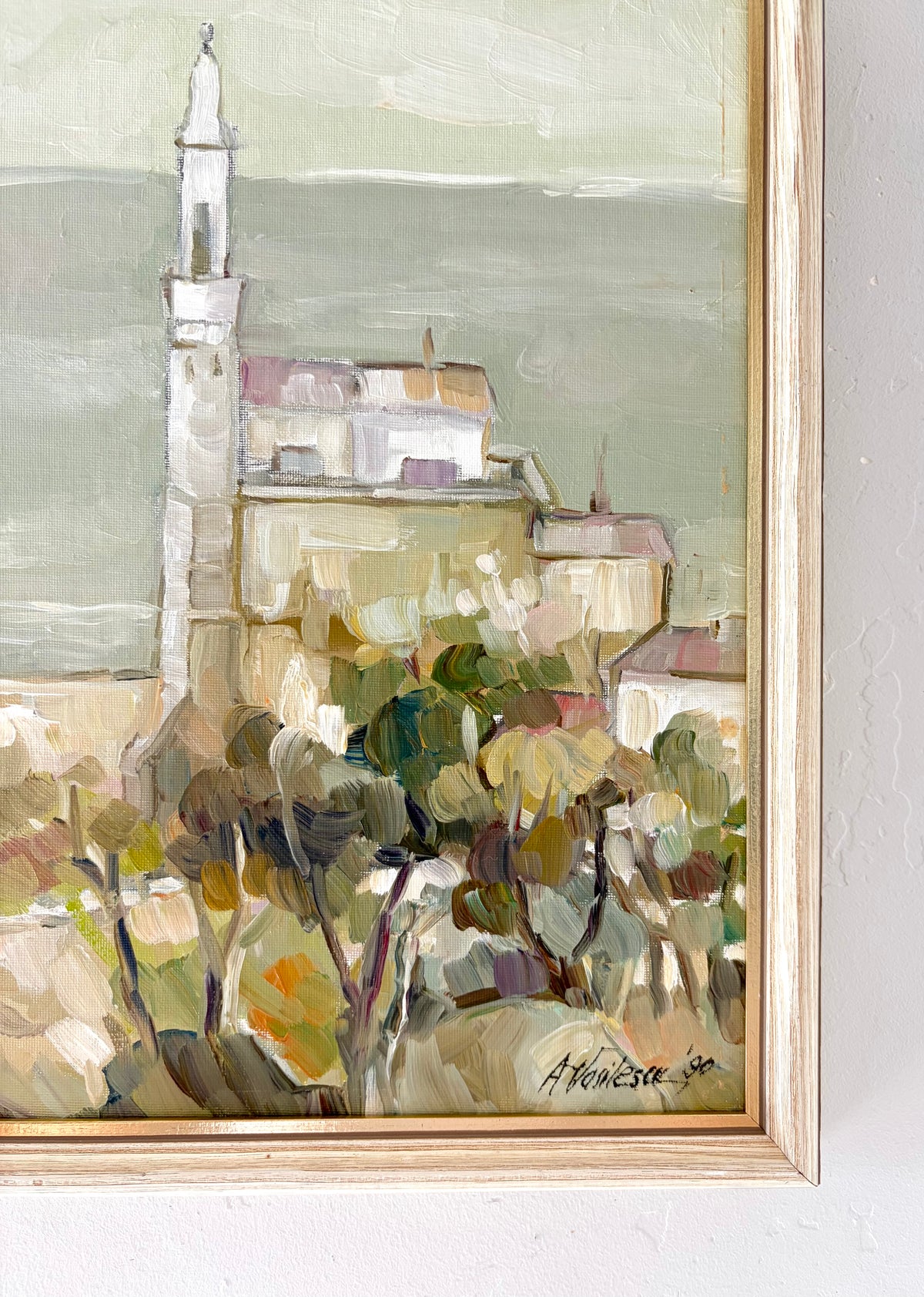 Town by the sea 17” x 14”