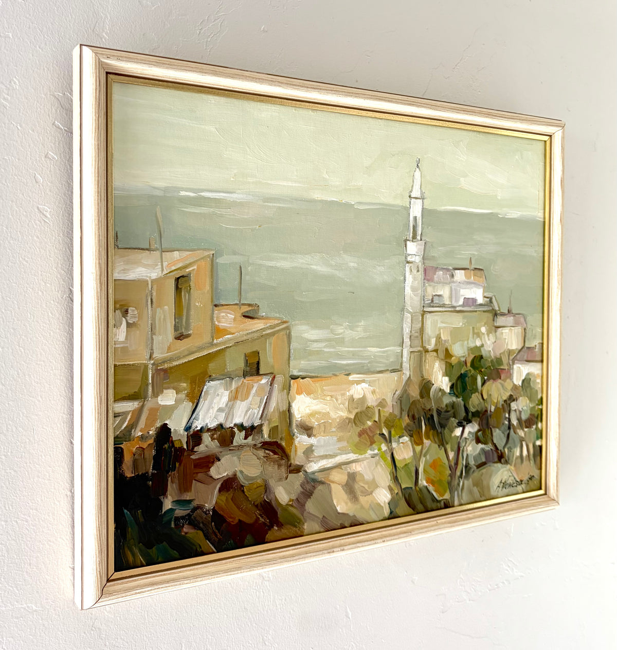 Town by the sea 17” x 14”