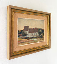 Skanör church painting 13” x 10.5”