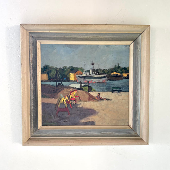 Sunny day on the water 18" x 17"