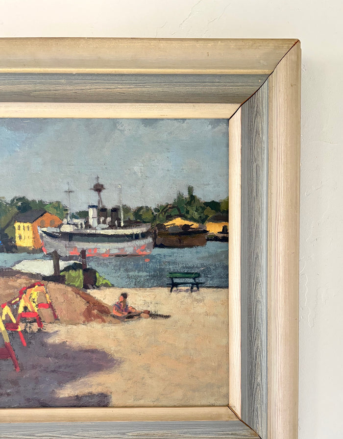 Sunny day on the water 18" x 17"