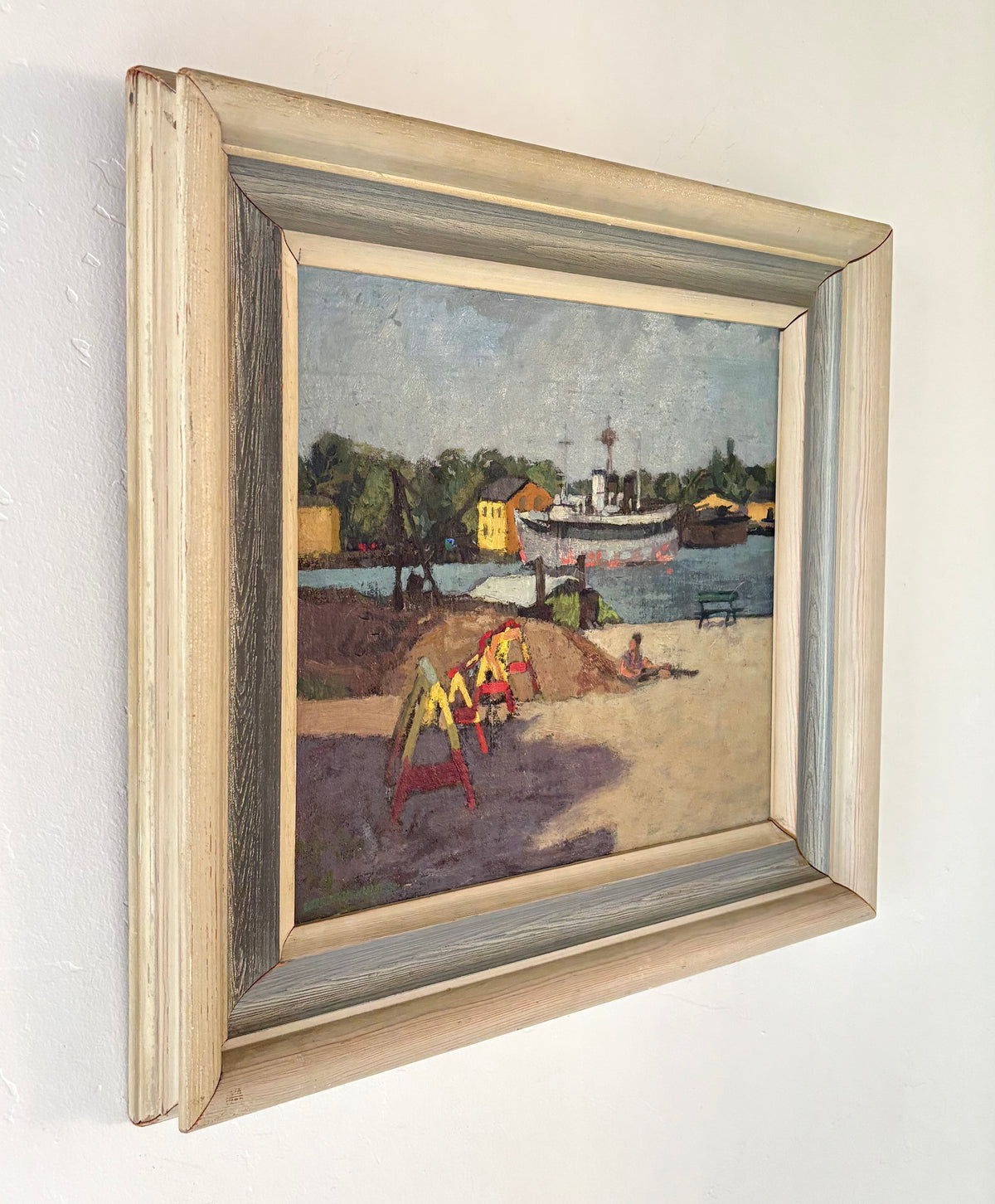 Sunny day on the water 18" x 17"