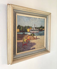Sunny day on the water 18" x 17"