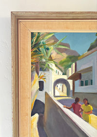 Mid century desert town 15" x 19.5"