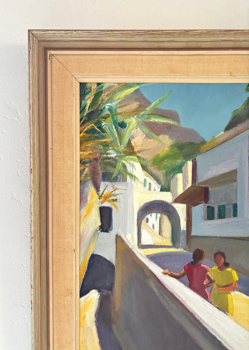 Mid century desert town 15" x 19.5"
