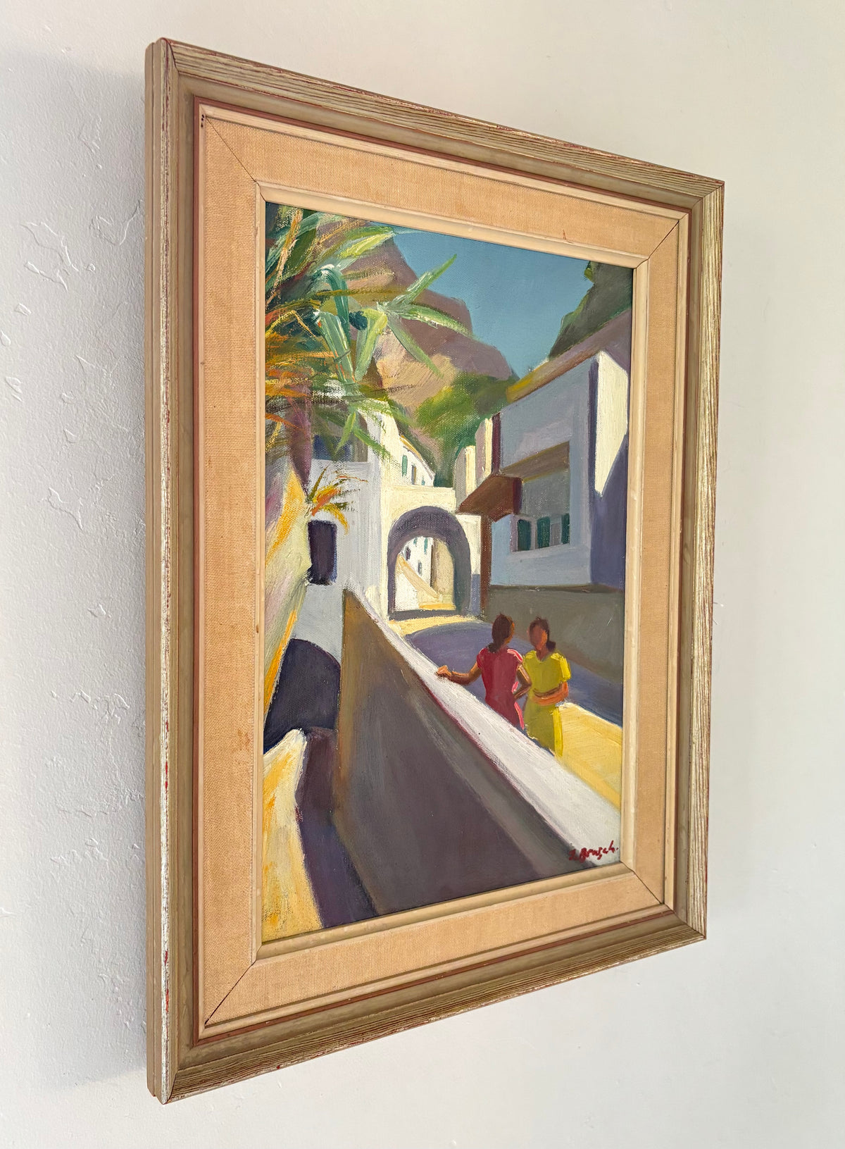 Mid century desert town 15" x 19.5"