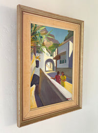 Mid century desert town 15" x 19.5"