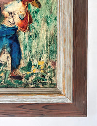 Impressionist farmer 18.5" x 18.5"