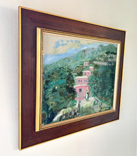 Pink village 22" x 18.5"