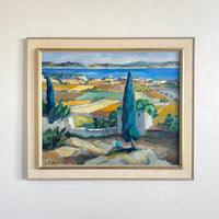 Mediterranean countryside 29" x 24.5"