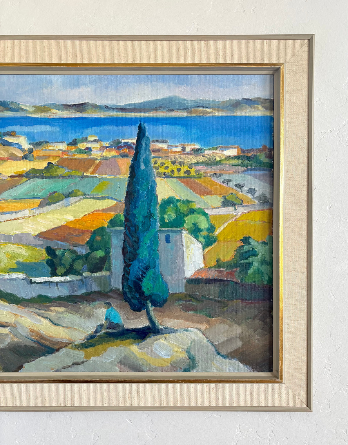 Mediterranean countryside 29" x 24.5"