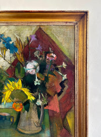 Cubist wild flowers 29" x 34.5"