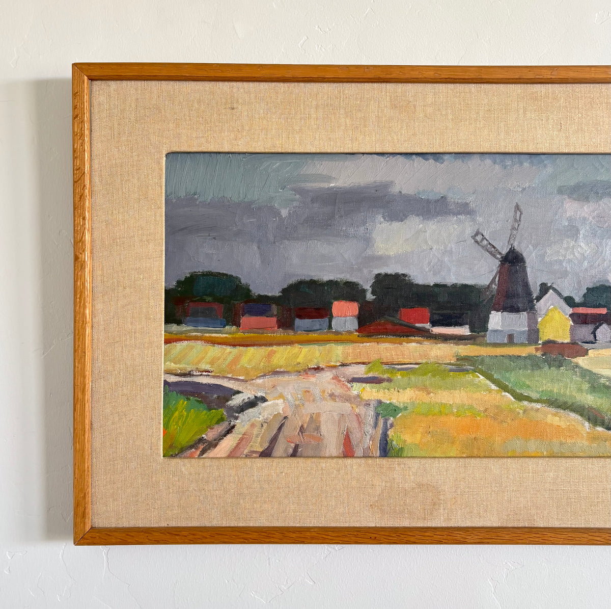 Golden fields windmill 30" x 18"