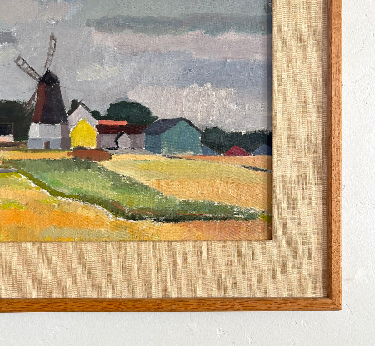 Golden fields windmill 30" x 18"