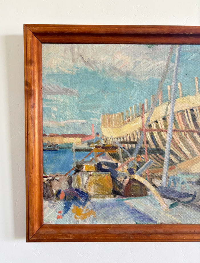 Building a ship 27.5" x 24.5"