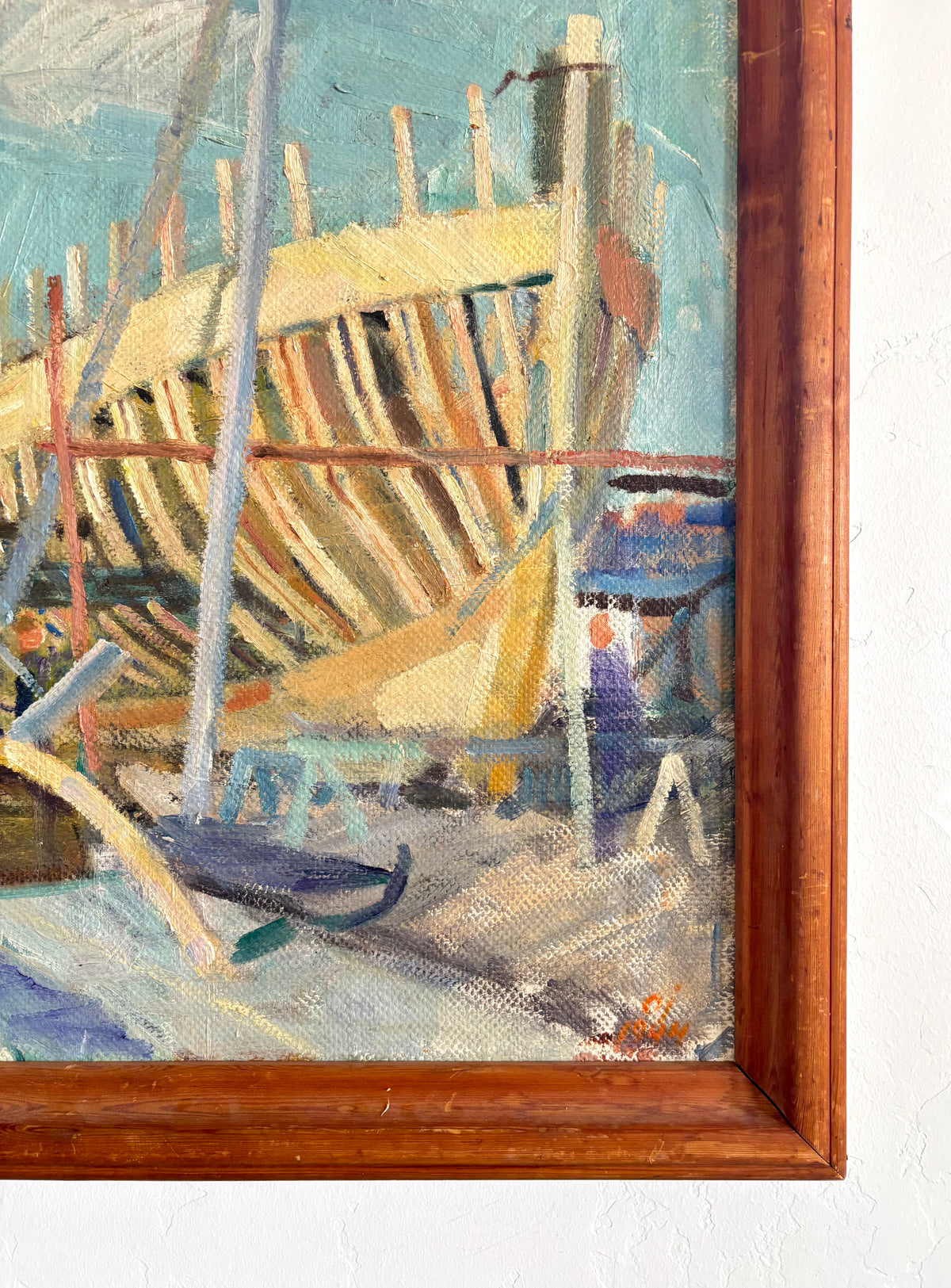 Building a ship 27.5" x 24.5"