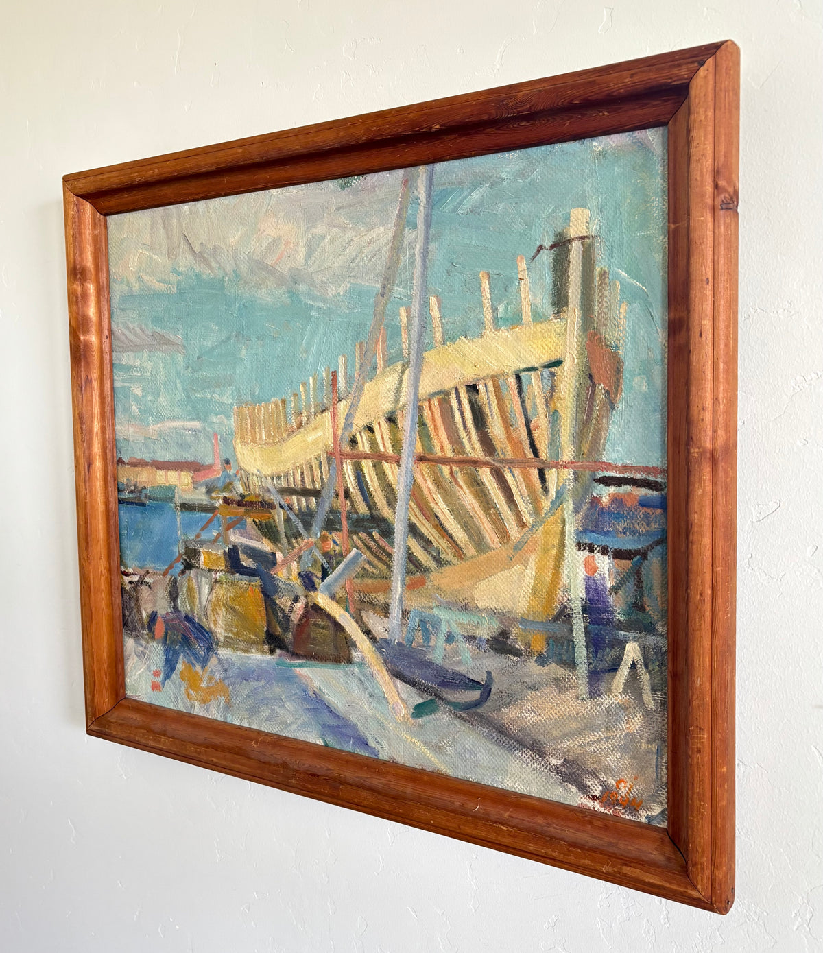 Building a ship 27.5" x 24.5"
