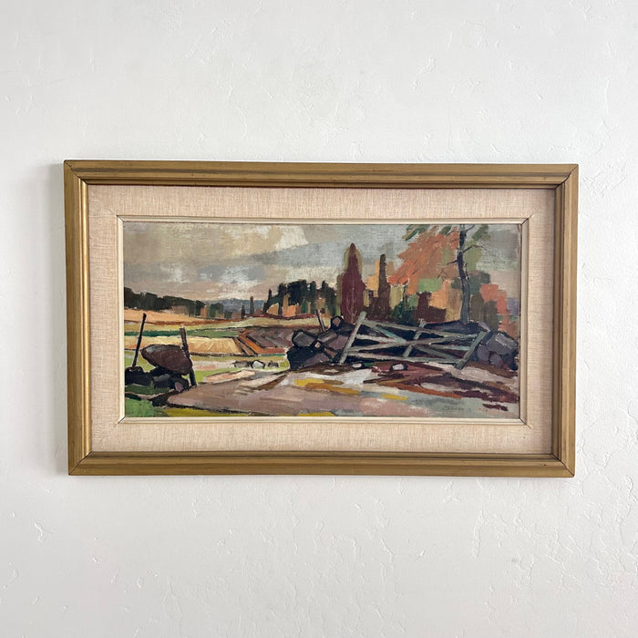 Autumn farmland 29.5" x 18"