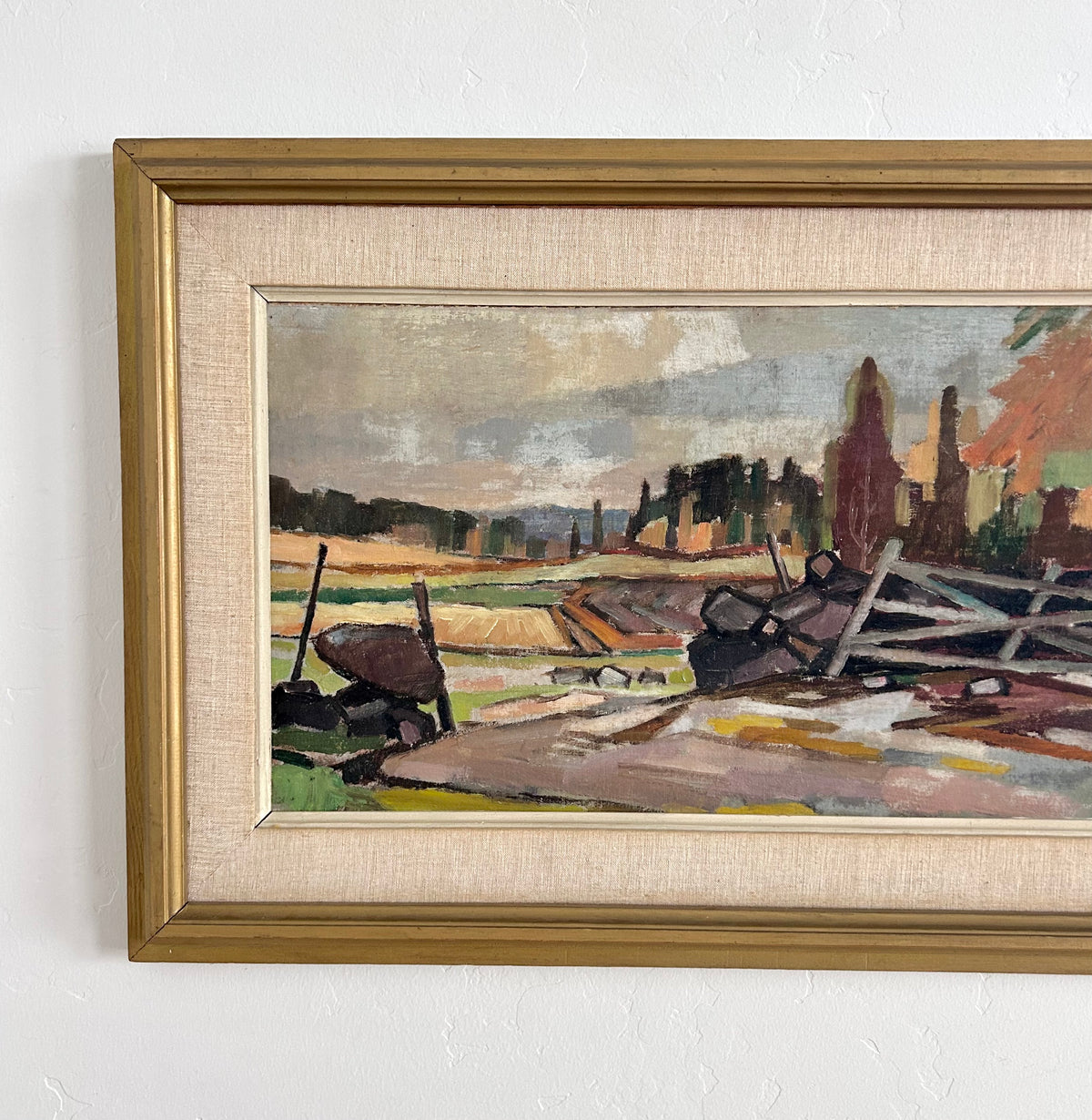 Autumn farmland 29.5" x 18"