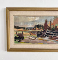 Autumn farmland 29.5" x 18"