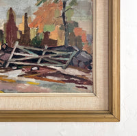 Autumn farmland 29.5" x 18"